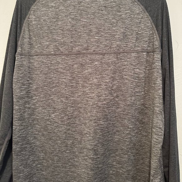 AE Outfitters Men's 360 Extreme Flex Long Sleeve Dark/Light Heather Gray Size L - Picture 13 of 16